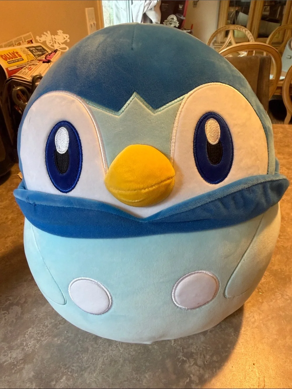 Pokémon Piplup Squishmallow Toy - Soft Decorative Pillow About 15 inches